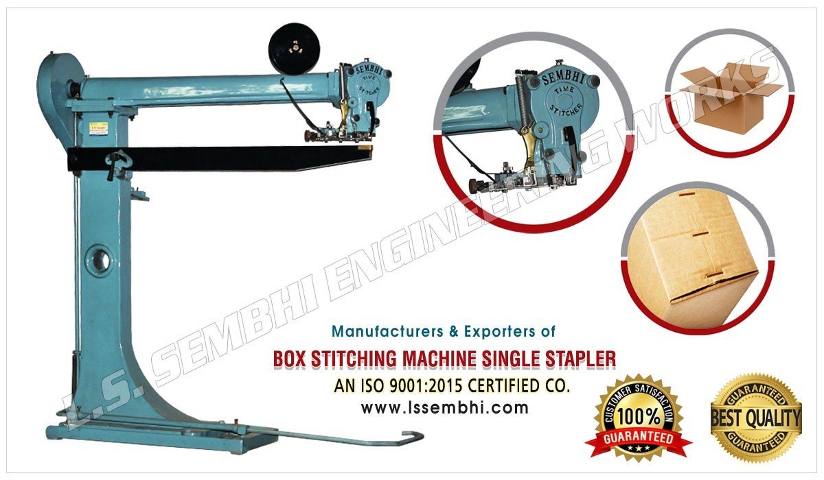 Box Stitching Machine Single Stapler