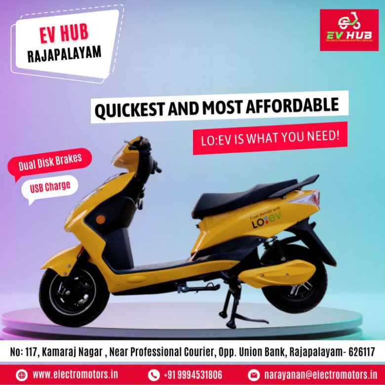 Affordable E bikes in Rajapalayam