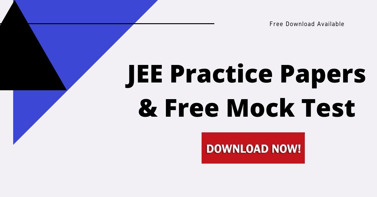 JEE Practice paper