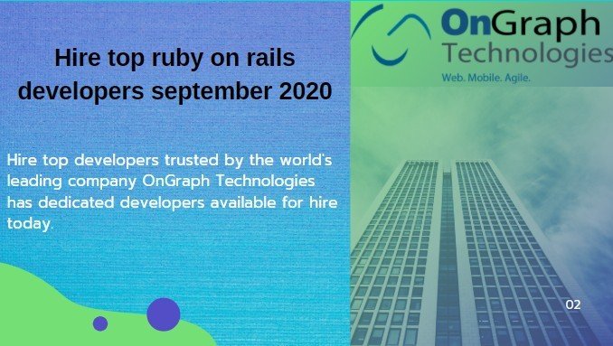 Hire top ruby on rails developers september 2020