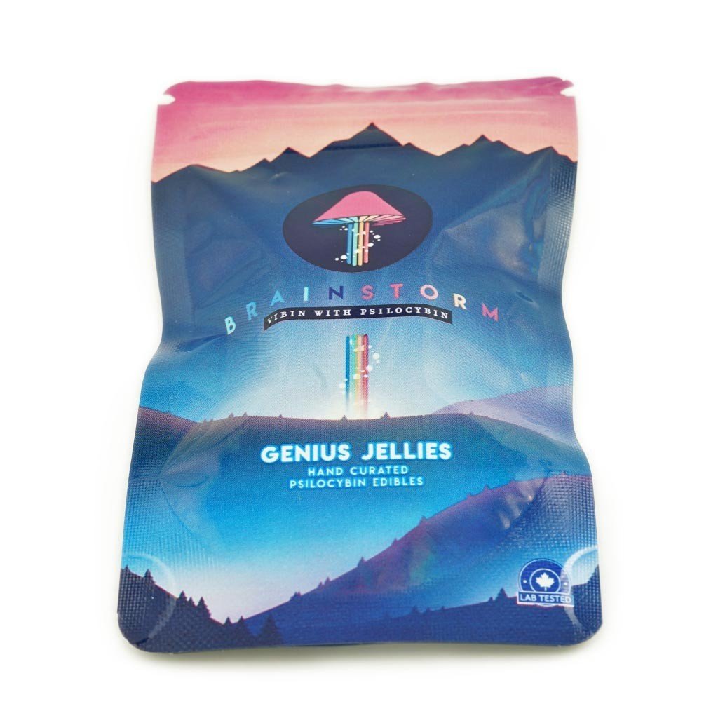 EDIBLES : Brainstorm Genius Jelly – 1x 1500mg Psilocybin