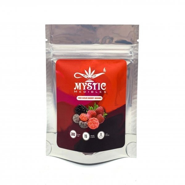 CBD SOUR BERRY BOMBS BY MYSTIC MEDIBLES