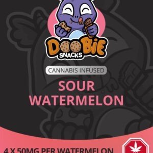 Sour Watermelon 200MG THC Slices By Doobie Snacks $11.00