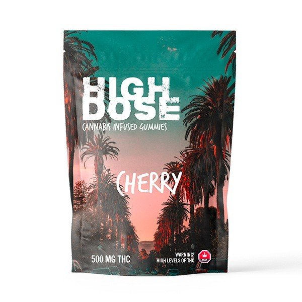 High Dose – Cherry THC Gummies 500mg