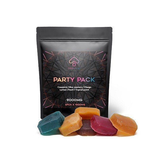 SHROOM UP – 9000MG – 6PC GUMMIES – PARTY PACK