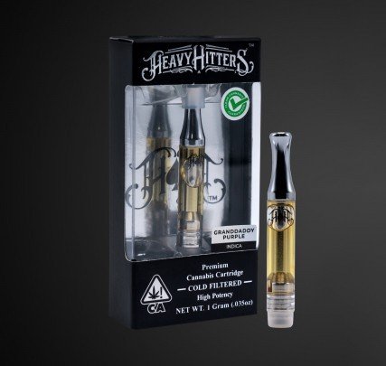 Heavy Hitters – 1 Gram Cartridges – Strawnana $40.00