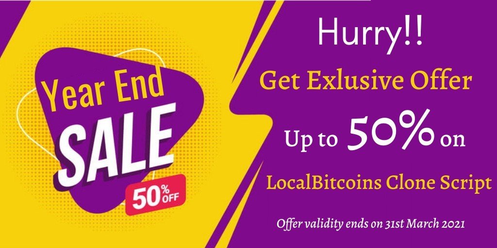 Avail up to 50 % OFF on LocalBitcoins Clone Script