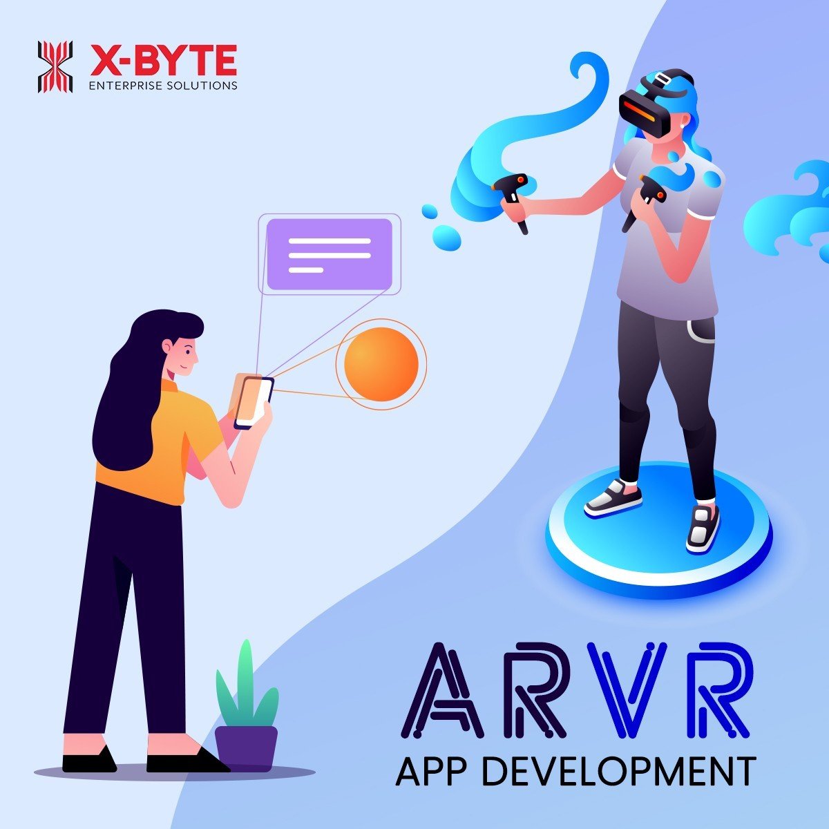 Top AR VR App Development Company | AR VR | X-Byte Enterprise Solutions