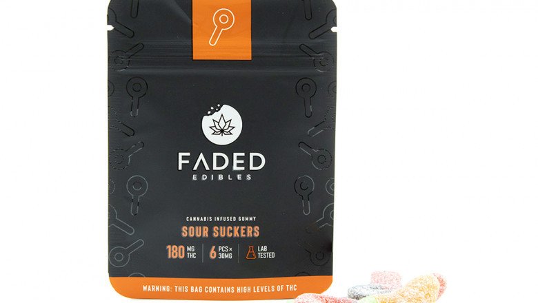 FADED - SOUR SUCKERS - 180MG