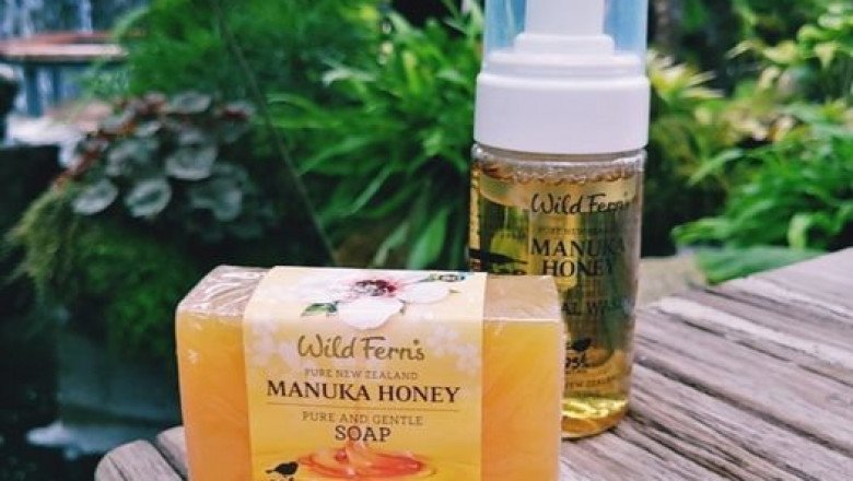 Wild Ferns Manuka Honey Foaming Facial Wash and Manuka Honey Soap
