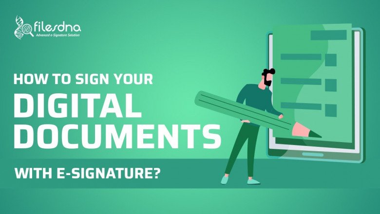 How To Sign Document | Contract Paper | Sales Agreement Digitally With FilesDNA eSignature Software?
