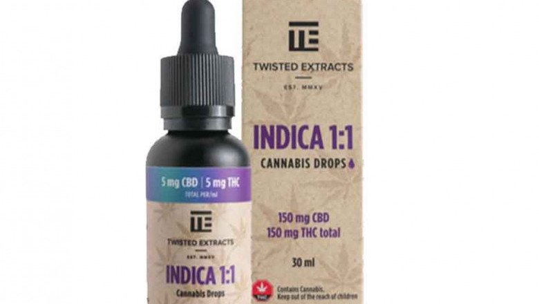 TWISTED EXTRACTS INDICA 1:1 DROPS (ORANGE FLAVOUR)