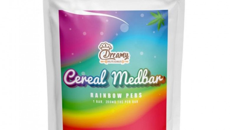 DREAMY DELITE RAINBOW PEBS CEREAL MEDBAR.