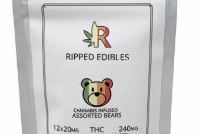 Ripped Edibles Assorted Gummy Bears.