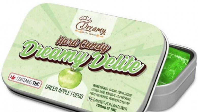 DREAMY DELITE STONEY MUNCHIES HARD CANDIES – GREEN APPLE 150MG