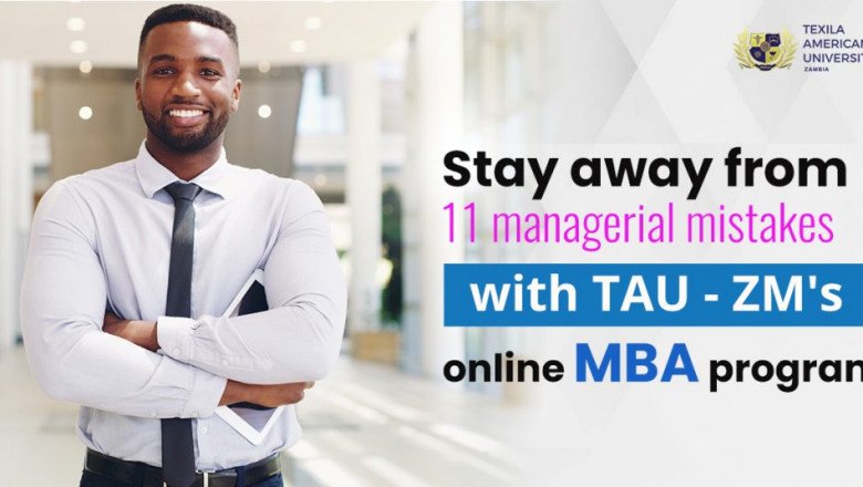 Stay away from 11 managerial mistakes with TAU - ZM Part time MBA program