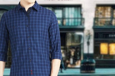 New Collection Men's indigo shirt manufacturer near Delhi
