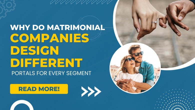 WHY DO MATRIMONIAL COMPANIES DESIGN DIFFERENT PORTALS FOR EVERY SEGMENT