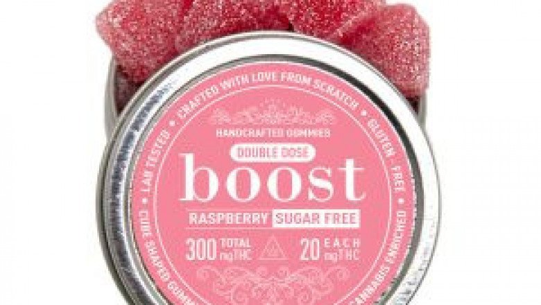 BOOST SUGAR FREE RASPBERRY GUMMIES – 300MG
