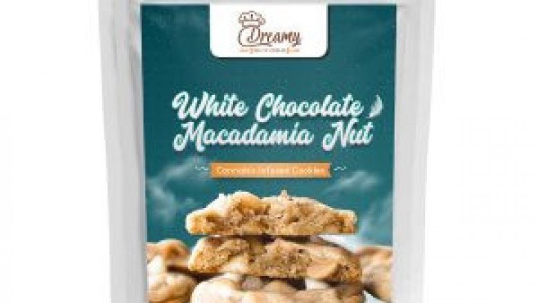 DREAMY DELITE’S WHITE CHOCOLATE AND MACADAMIA NUT CANNA COOKIES