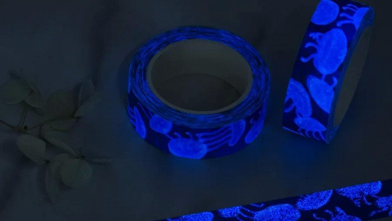 What are the benefits of using night glow washi tape?