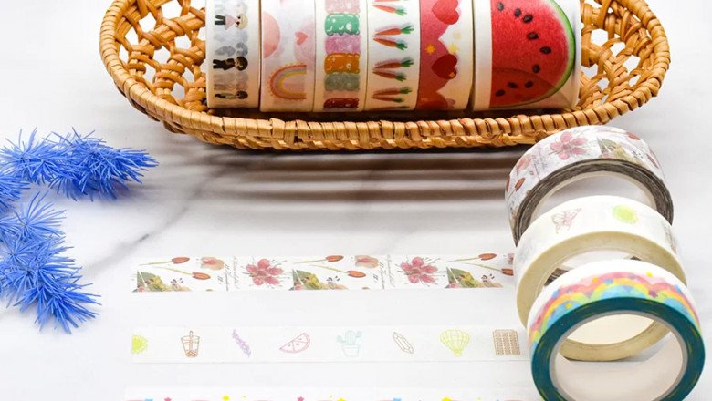 How to use 15mm floral washi tape effectively