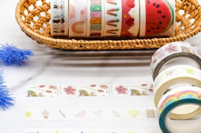 How to use 15mm floral washi tape effectively