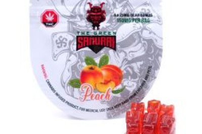 THE GREEN SAMURAI – 150MG BEAR BOMBS – PEACH