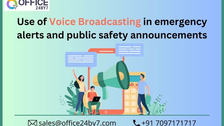 Use of Voice Broadcasting in emergency alerts and public safety announcements