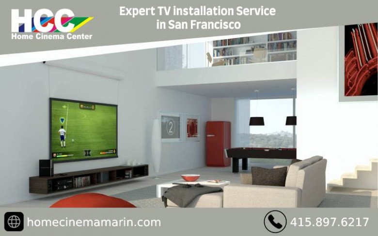 Expert TV installation service in San Francisco