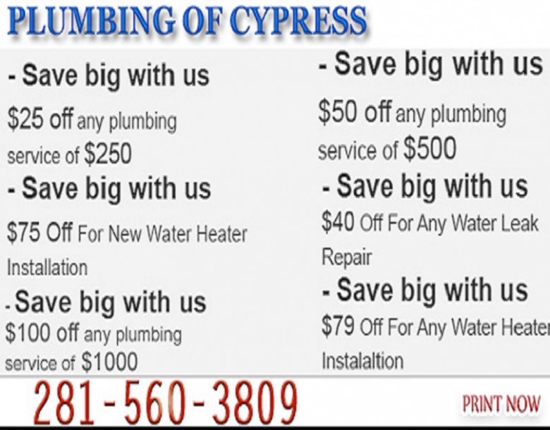 Plumbing of Cypress