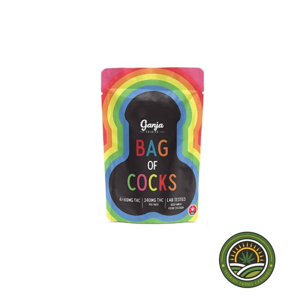 GANJA EDIBLES – BAG OF COCKS – 240MG THC