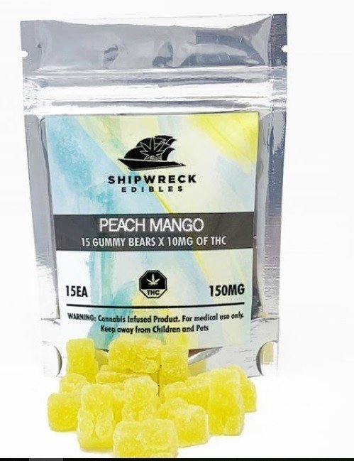 Shipwreck Edibles (Peach Mango – 150mg)  $13.99