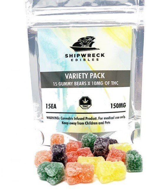 Shipwreck Edibles (Variety Pack – 150mg) $13.99