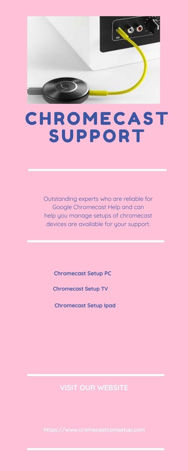 Setup Chromecast