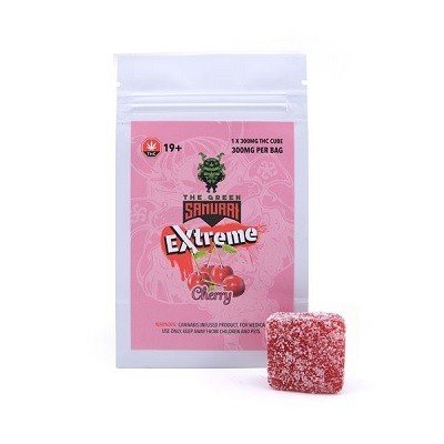 Cherry 300MG THC Gummy By The Green Samurai