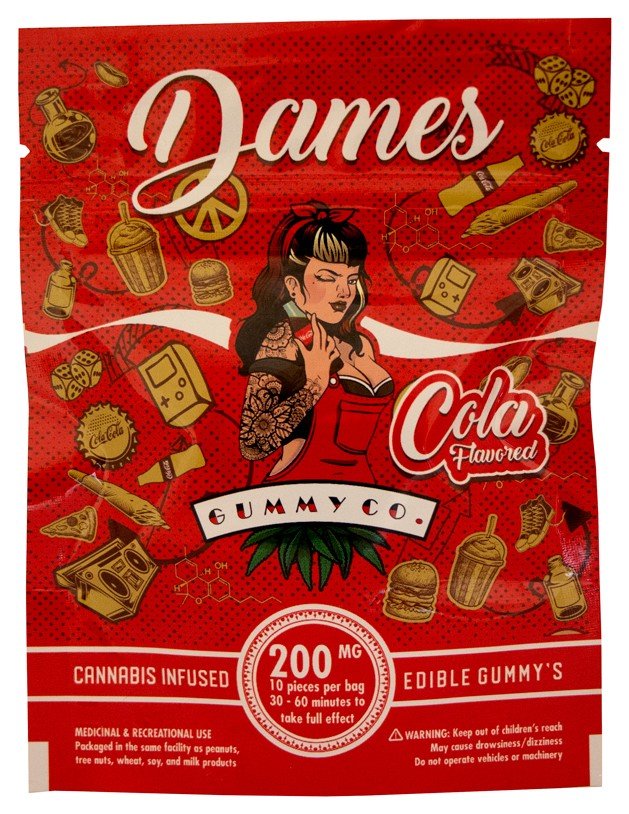 Dames Gummy Co Cola 200mg
