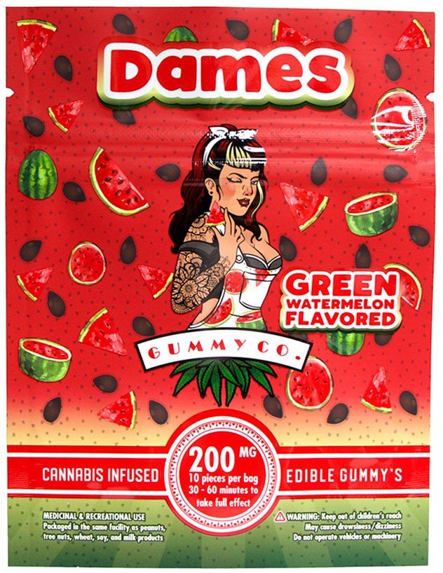 Dames Gummy Co Watermelon 200mg