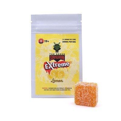 Lemon 300MG THC Gummy By The Green Samurai