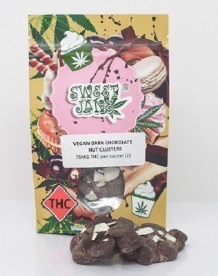 Sweet Jane – THC Vegan Dark Chocolate Nut Clusters