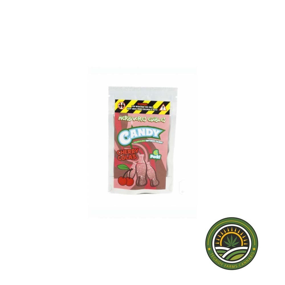 HERBIVORES EDIBLES – CHERRY COLA’S -150MG THC $20.00