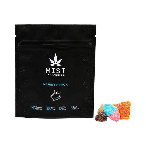 Variety Pack 300MG THC Gummy By Mist Cannabis Co