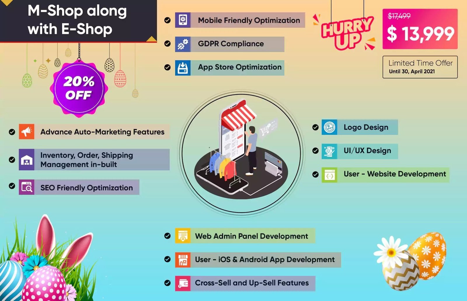 eCommerce App Development | E-Shop and M-Shop Packages | X-Byte Enterprise Solutions