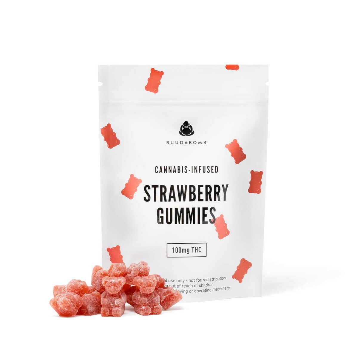 Buudabomb  Strawberry Gummies