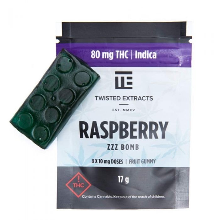 TWISTED EXTRACTS RASPBERRY ZZZ JELLY BOMB $12.00