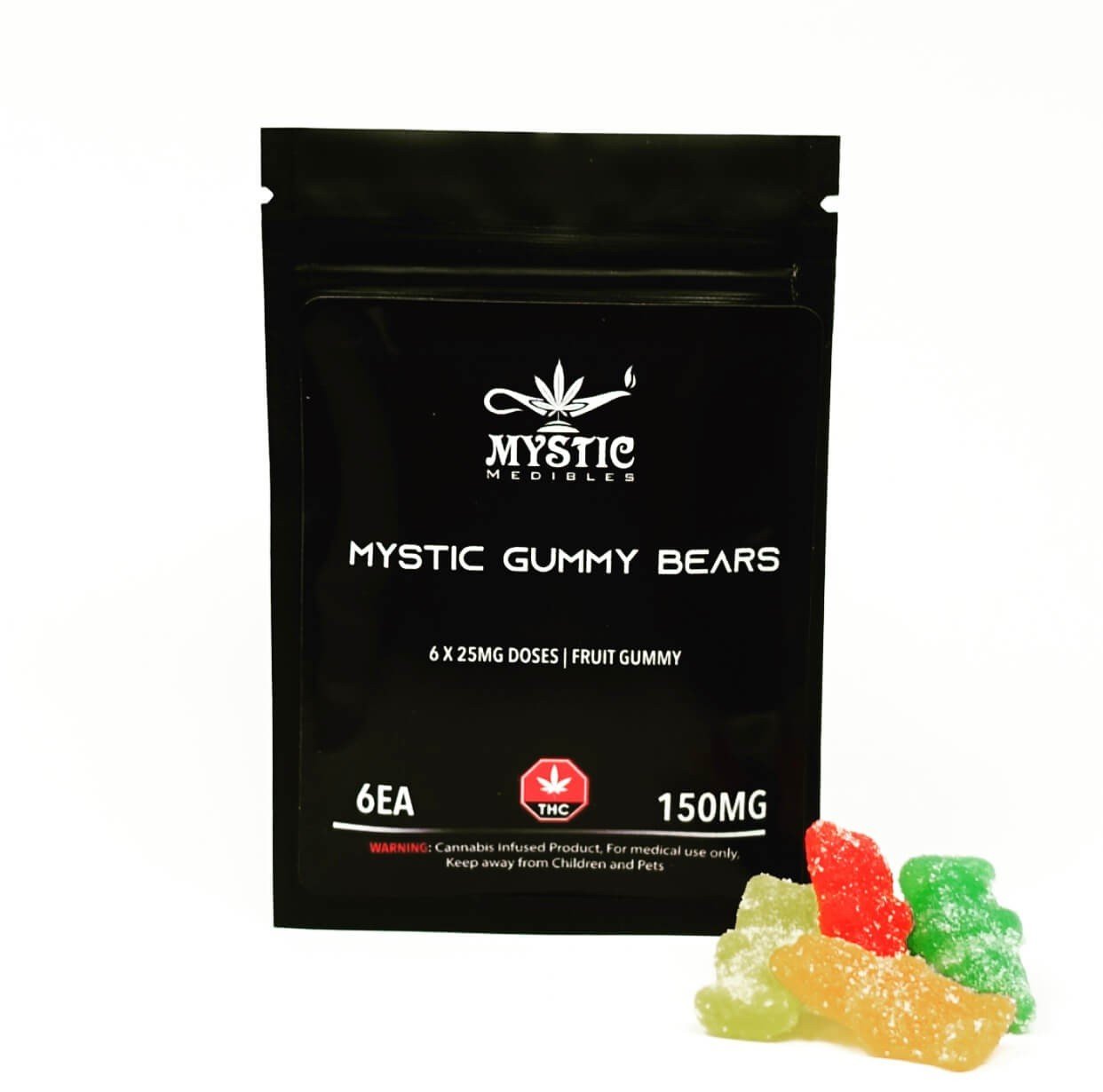 Gummy Bears by Mystic Medibles (150mg THC) $15.00