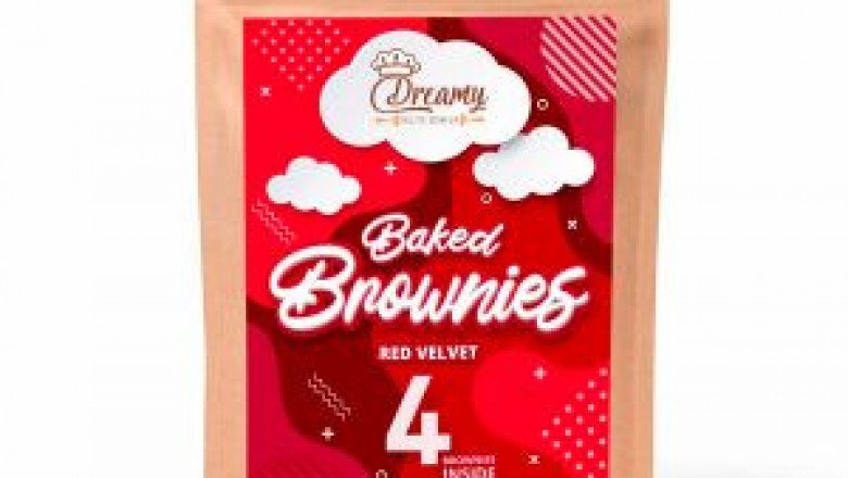 Dreamy Delite Edibles Baked Brownies Red Velvet 400MG