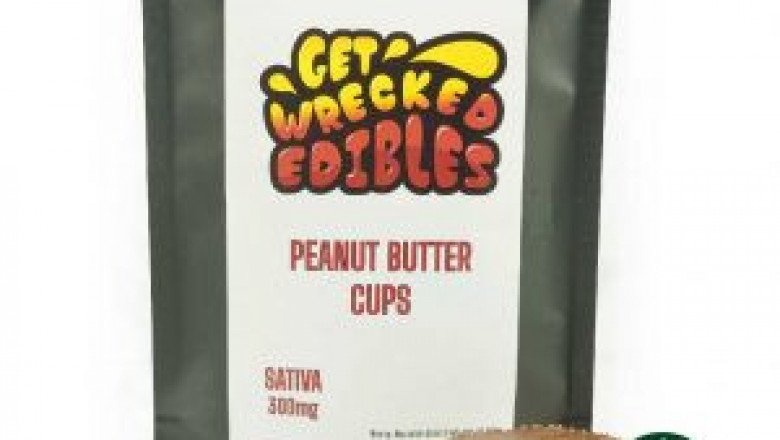 Get Wrecked Edibles – Peanut Butter Cup 300mg THC (Sativa)