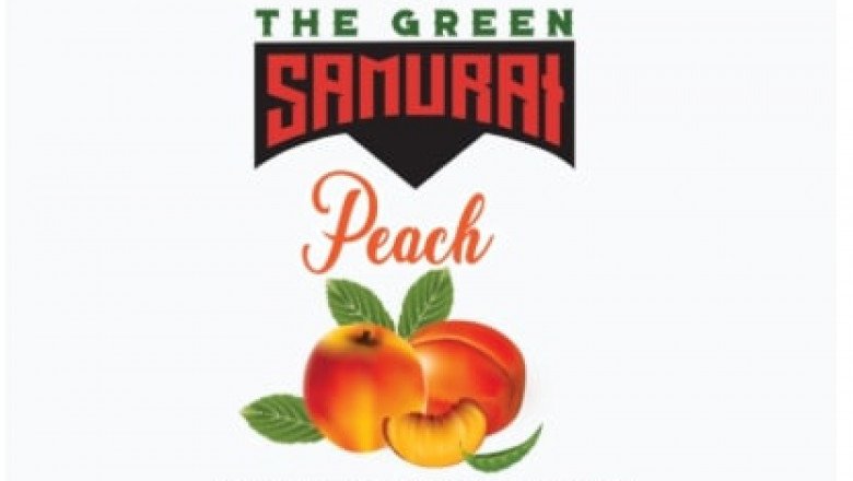 Peach Bear Bombs The Green Samurai