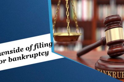What is the downside of filing for bankruptcy